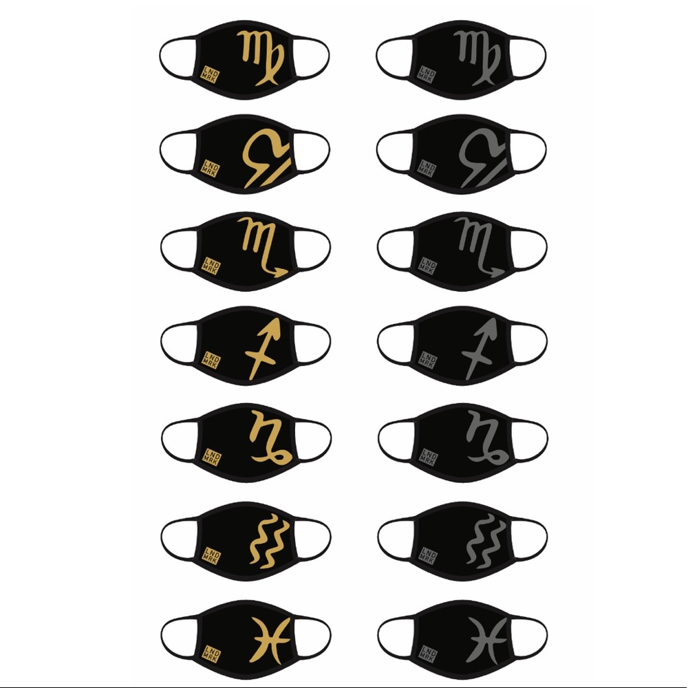 Zodiac Horoscope Face Masks